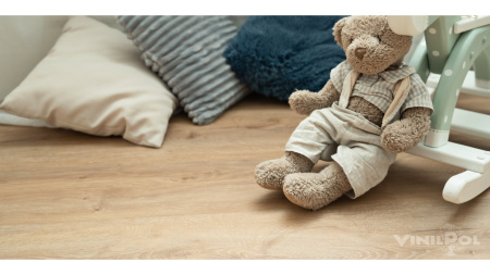 Кварцвиниловая плитка Vinilpol 7888-EIR Дуб Бари